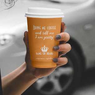 Elegant & Fun Personalised Event Paper Cups