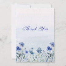 Elegant Funeral Memorial Thank You Card – In Lovin
