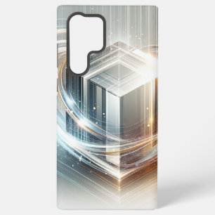 Elegant Futuristic Glass-Like Phone Case