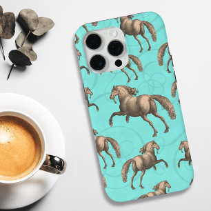 Elegant Galloping Spanish Horse iPhone 15 Pro Max Case