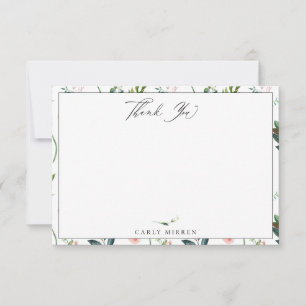 Elegant Garden Botanical Thank You Card