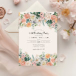 Elegant Garden Floral Greenery 90th Birthday Party Invitation<br><div class="desc">Celebrate a milestone birthday with our stunning Elegant Garden Floral 90th Birthday Party Invitation. This beautifully designed invitation sets the perfect tone for an elegant and memorable celebration.</div>