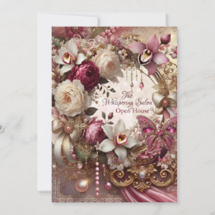 Elegant Garden Party Shower Celebration Design Invitation