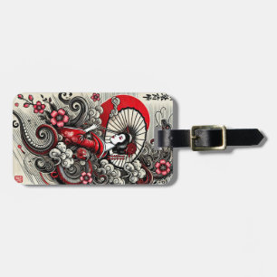 Elegant Geisha Luggage Tag