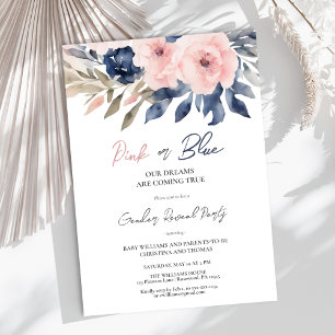 Elegant Gender Reveal Invitation