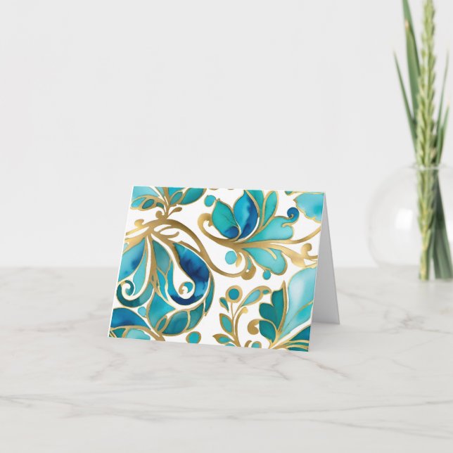 Elegant general holiday greeting card (Front)