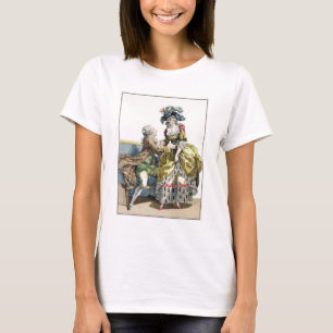 Elegant Gentleman Proposing to a Lady in a 'Margue T-Shirt