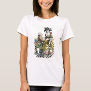 Elegant Gentleman Proposing to a Lady in a 'Margue T-Shirt