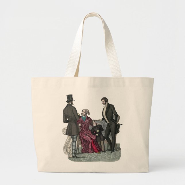 Elegant Gentlemen Tote Bag (Front)