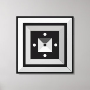 Elegant Geometric Abstract Art  Canvas Print