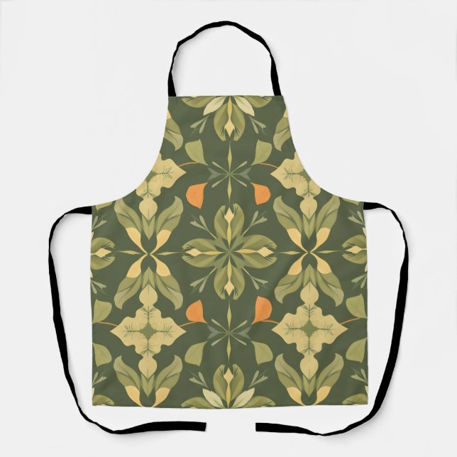 Elegant Geometric Apron - Bold Home Decor (Front)