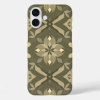 Elegant Geometric iPhone16 Case - Symmetrical Desi