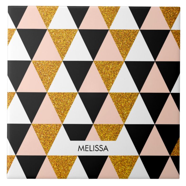 Elegant Geometric Pattern Tile (Front)