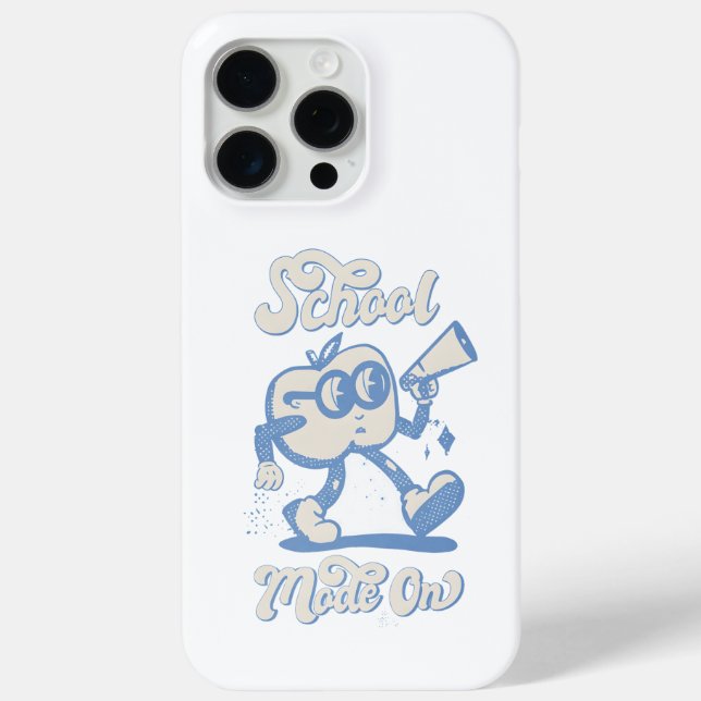 Elegant Geometric Strawberry Line Art Case-Mate iPhone Case (Back)
