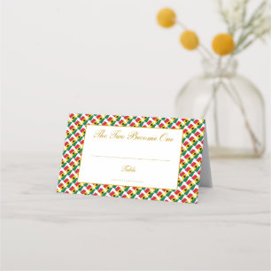Elegant GHANA Wedding Celebration Place Card