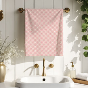 Elegant Gift Towel Rose Gold Plaid for Women