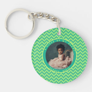 Elegant Gifts For Her Stripe Pattern Key Ring