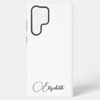 Elegant Gifts Monogram Typography Name White