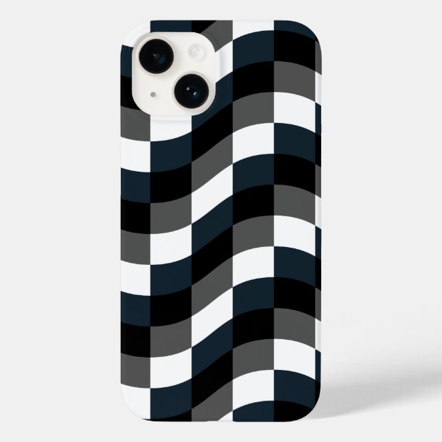 Elegant  Gingham Contemporary  Case-Mate iPhone Case (Back)