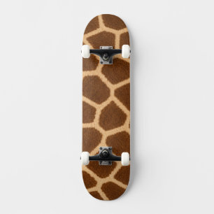 Elegant Giraffe Pattern Stylish Unique Skateboard