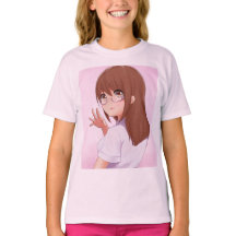 Elegant Girls' Basic T-Shirt