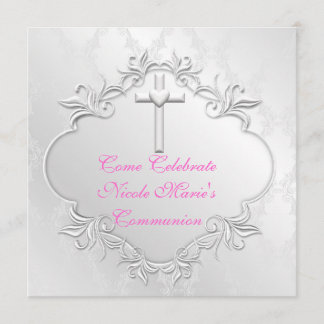 ELEGANT GIRLS COMMUNION Invitations