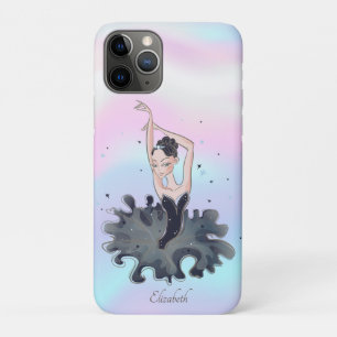 Elegant Girly Ballerina Holographic iPhone 11 Pro Case