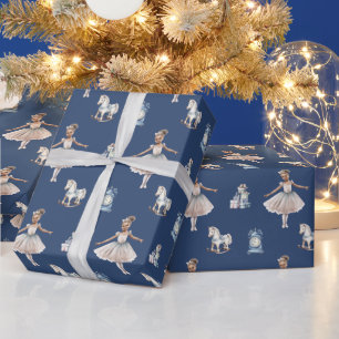 Elegant Girly Cute Christmas Wrapping Paper