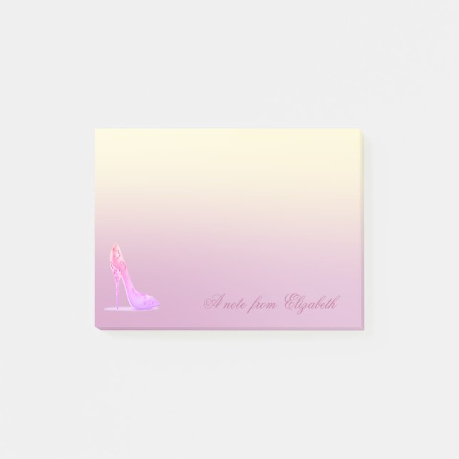 Elegant Girly Cute Stylish  ,High Heels Post-it Notes (Front)
