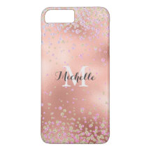Elegant Girly Faux Rose Gold Foil Personalised