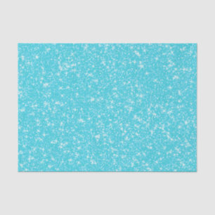 Elegant Girly Glitter Teal Pattern Design Tissue Paper