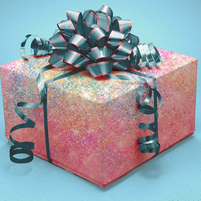 Elegant girly iridescent unicorn rainbow wrapping paper (Creator Uploaded)