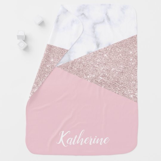 rose pink baby blanket