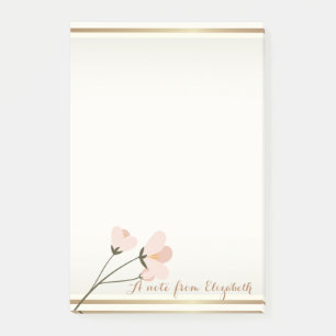 Elegant Girly Stylish,Flower Post-it Notes