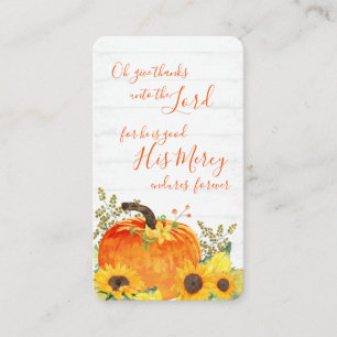 Elegant Give Thanks Thanksgiving Place Card