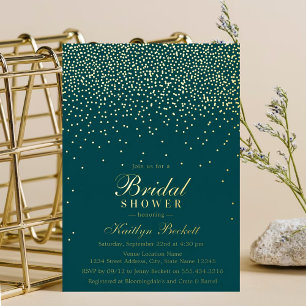 Elegant Glam Confetti Bridal Shower Real