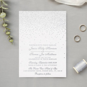 Elegant Glam Confetti Wedding Real