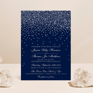 Elegant Glam Confetti Wedding Real