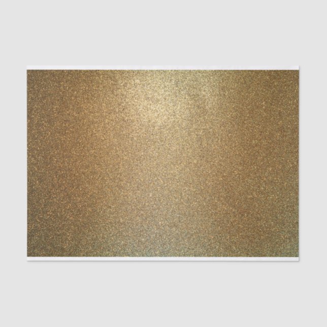 Elegant Glam Gold Glitter Tissue Paper (Front)