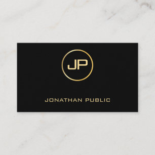 Elegant Glam Gold Look Modern Premium Thick Luxury Business Card