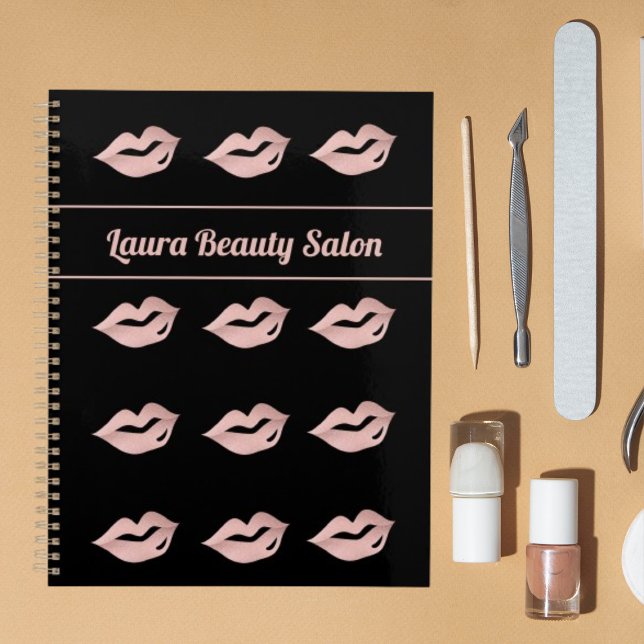 Elegant Glam Gold Rose & Black Appointments  Planner (Creator Uploaded)