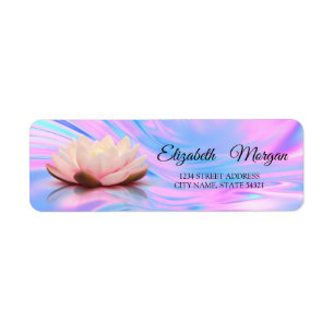 Elegant Glamourous Chic Lotus Holographic