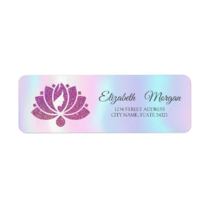 Elegant Glamourous Lotus Girl Holographic