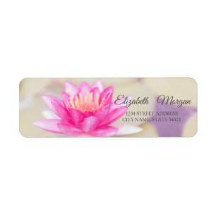 Elegant Glamourous Watercolor Lotus