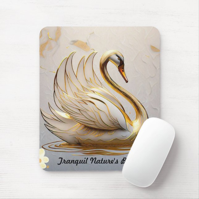 "Elegant Glide" Mouse Mat (With Mouse)