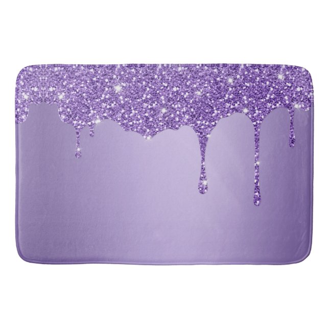Elegant glitter bath mat (Front)
