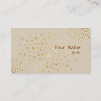 Elegant Glitter Business Card