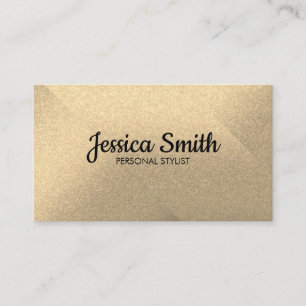 Elegant Glitter Business Card
