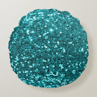 Elegant Glitter Texture design Round Cushion