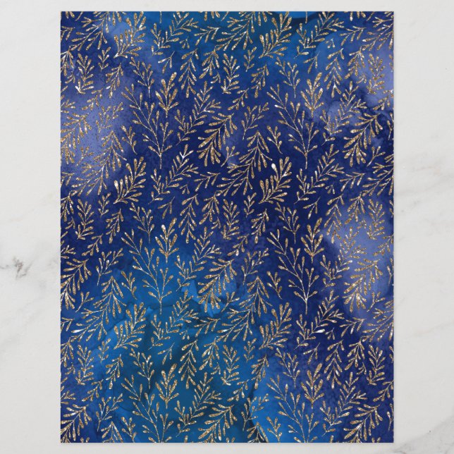 Elegant glitter texture scrapbook paper (Front)